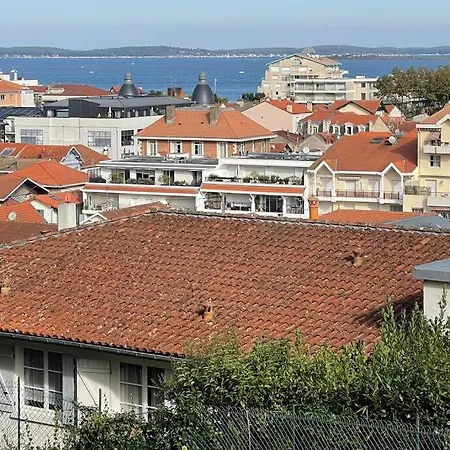 Vue Mer/tout A Pied/calme/plage/ Parc Mauresque Apartamento Arcachón